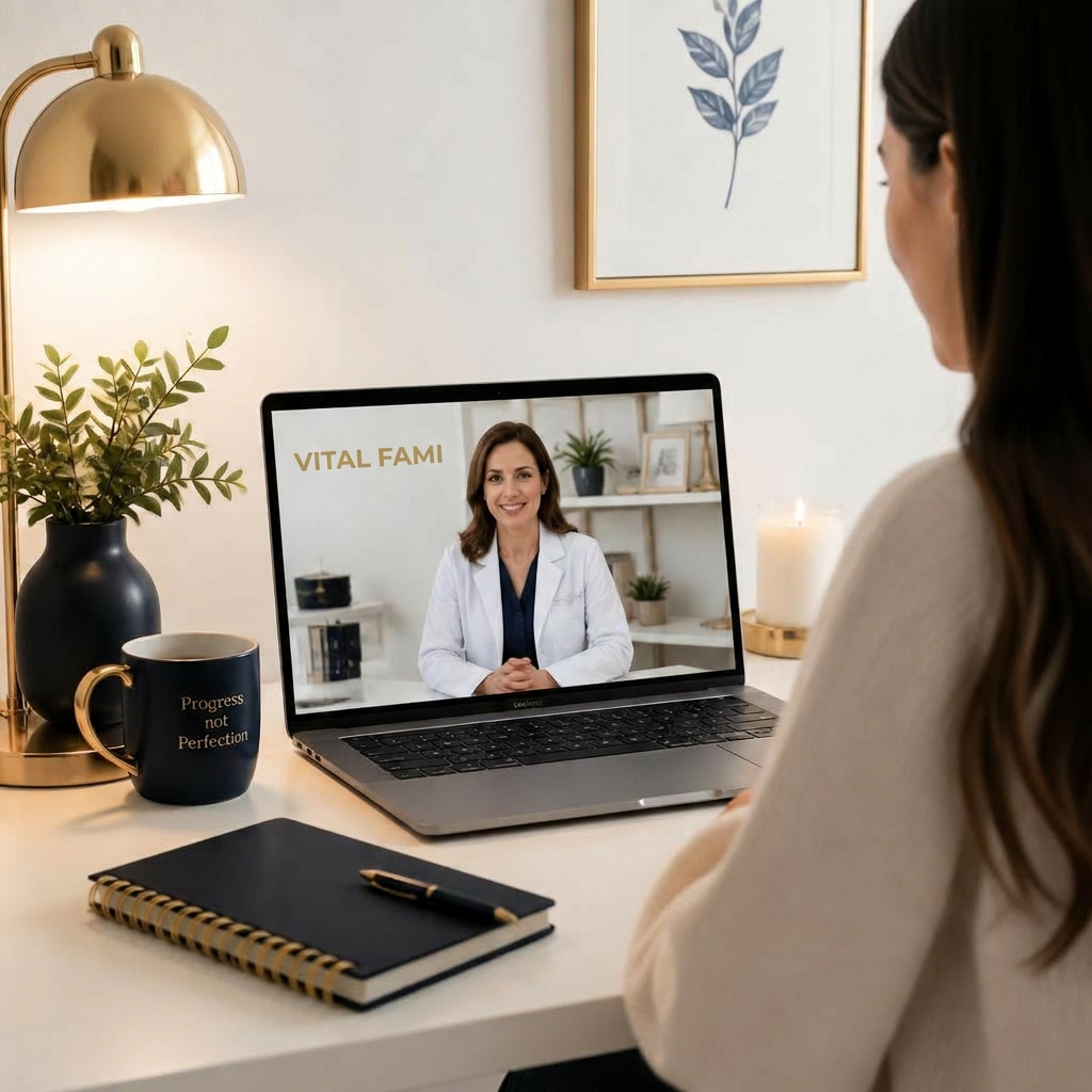 Atendimento de terapia online no conforto de casa